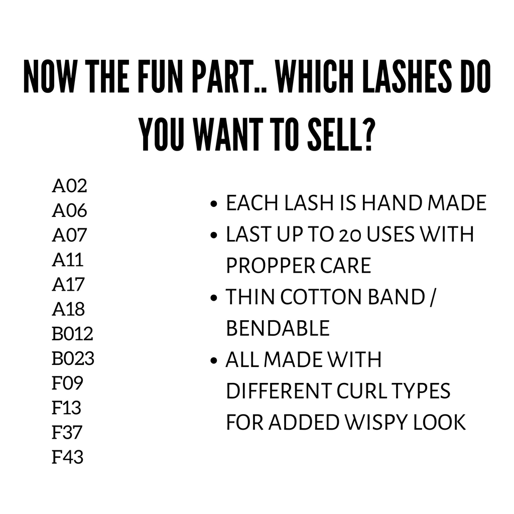 Economical bundle of finely crafted black wispy lashes for a fashionable and affordable gaze. wholesale manufacture lash vendor in houston texas