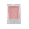 100 pack lash microfiber swabs pink Paquete de 100 hisopos de microfibra para pestañas rosa